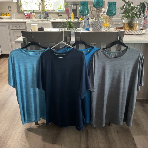 Tek Gear Men's Short Sleeve Tees - Blue, Navy, Gray - Picture 1 of 5